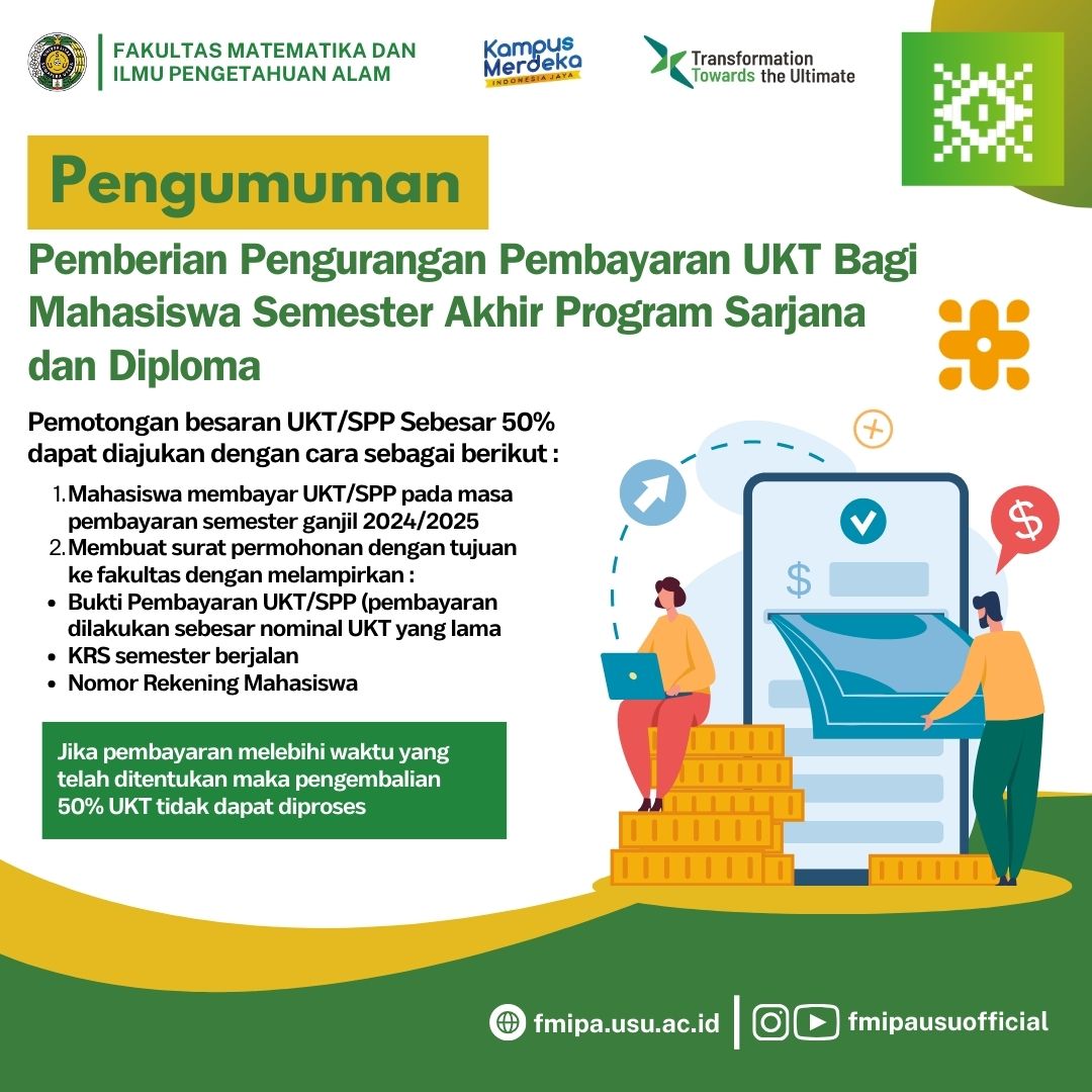 Deduction of Tuition Fee Payment for Final Semester Students of Undergraduate and Diploma Programs